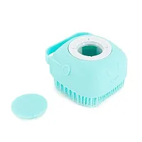 PAGALYetrade Silicone Body Scrubbers Loofah Brush for Use in Shower, Silicone Massage Exfoliating Bath Brush with Soap Dispenser, Deep Cleaning.-thumb1