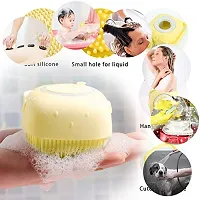 PAGALYetrade Silicone Body Scrubbers Loofah Brush for Use in Shower, Silicone Massage Exfoliating Bath Brush with Soap Dispenser, Deep Cleaning.-thumb3