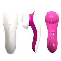 PAGALY E-TRADE 4-in-1 Smoothing Body Face Beauty Care Facial Massager, Color May Vary-thumb1