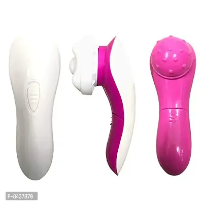 PAGALY E-TRADE 4-in-1 Smoothing Body Face Beauty Care Facial Massager, Color May Vary-thumb2
