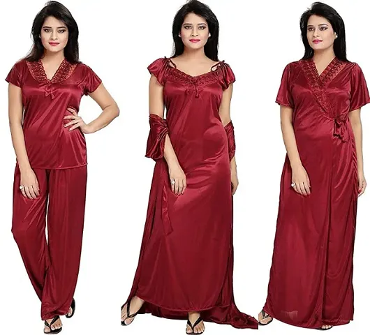 Stylish Satin Night Suit for Women