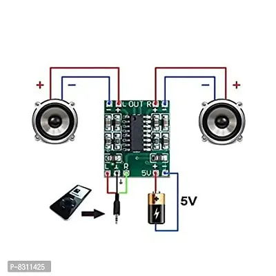 DecorSecrets DC 5V Class D Mini Digital Amplifier Board Module- Set of 5-thumb3