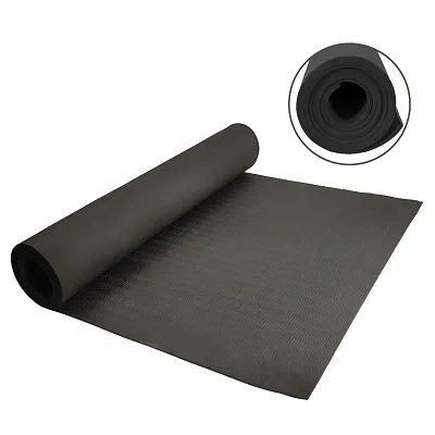 DecorSecrets Anti-Skid Yoga Mat for Men  Women, Exercise for Gym/Home Workout Fitness Green 6 mm Yoga Mat (Black)