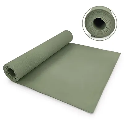 DecorSecrets Anti-Skid Yoga Mat for Men  Women, Exercise for Gym/Home Workout Fitness Green 6 mm Yoga Mat (Dark Green)