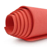 DecorSecrets Anti-Skid Yoga Mat for Men  Women, Exercise for Gym/Home Workout Fitness Green 6 mm Yoga Mat (Peach)-thumb1
