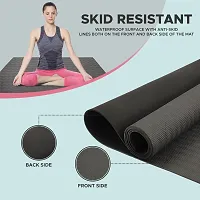 DecorSecrets Anti-Skid Yoga Mat for Men  Women, Exercise for Gym/Home Workout Fitness Green 6 mm Yoga Mat (Black)-thumb4