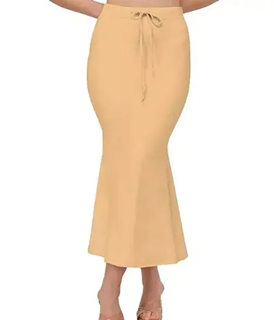 among LK Creation Women's Fish Cut Shapewear Polyester Lycra Saree Shapewear Petticoat Stretchable Thigh & Hip Shaper Saree Silhouette Shapewear for Women