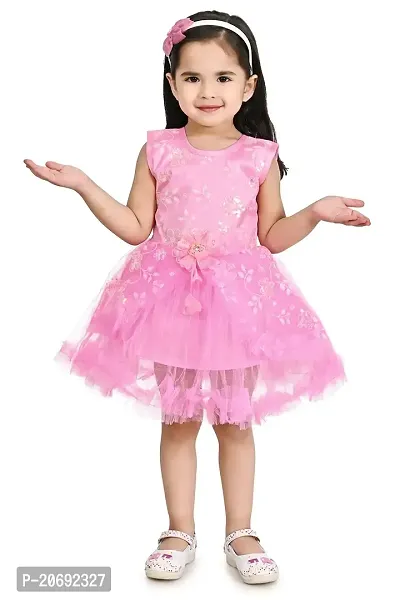 MAREAM Enterprise Baby Girl Dress DR_03PINK2 Pink-thumb0