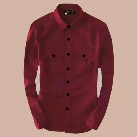 Reliable Solid Long Sleeves Casual Shirts For Men