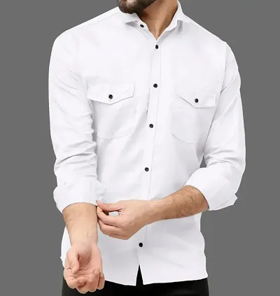 Best Selling Cotton Blend Long Sleeves Casual Shirt 