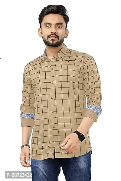 Classic Cotton Checked Casual Shirt for Men