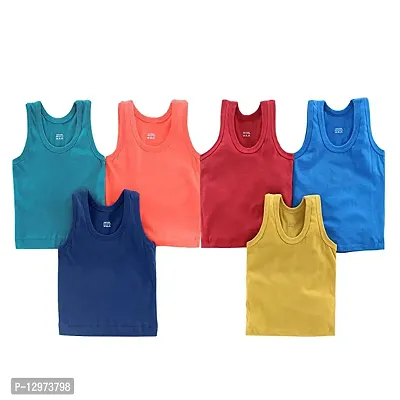 (Pack of 6) Newborn Baby Boys Girls Soft Innerwear vest