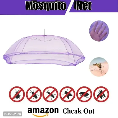 IGNOTO Polycotton Mosquito net for New Born Baby/Kids (0 to 3 Years)|| King and Queen Size Bed/Double Bed/machardani for Indoor/Outdoor (Assorted)-thumb4