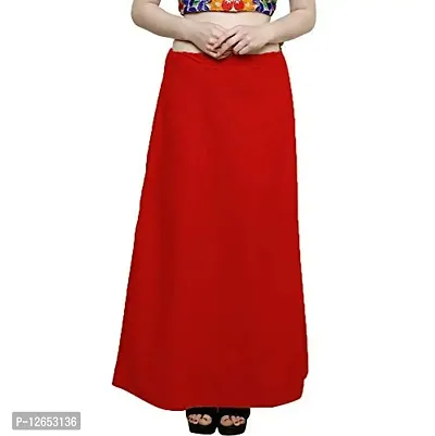 COTTON SARI WOMEN SOLID INNER WEAR READY MADE PETTICOAT SUPPLIER