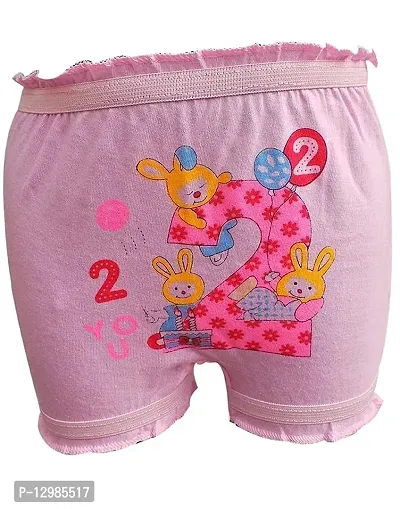 (2 - 3 years, Pack of 12) Baby, Kids Inner Wear, bloomers || Unisex Printed Cotton Panty || 100% Cotton Housiry With Cartoon Print-thumb2