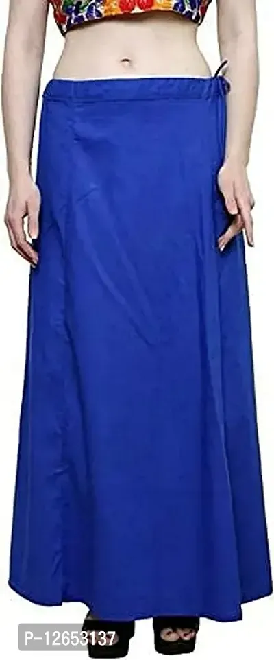 Readymade Saree Shapewear Petticoat for Women, Cotton Blended Shape Wear Dress for Saree-thumb2