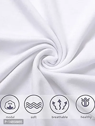 Men's Inner Wear Vest, Cotton Sando / Baniyan, 100% Cotton Housiry || Cotton Vest Top Undershirt (Pack of 4)-thumb4