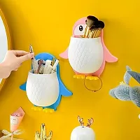 Penguin Wall Mounted Toothbrush Holder Storage Rack (2PCs)-thumb1