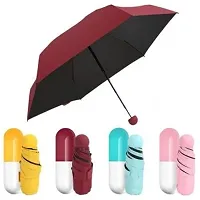 Capsule Mini Travel Foldable Umbrella-pack of 1-thumb1