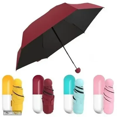 Capsule Mini Travel Foldable Umbrella-pack of 1-thumb2