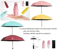 Capsule Mini Travel Foldable Umbrella-pack of 1-thumb3