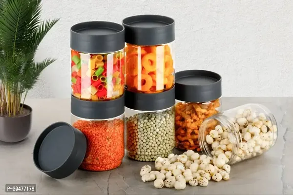 Plastic Airtight Container Jar Set for Kitchen - 1000ML(2 pcs)-thumb0