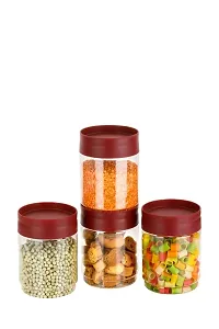 Plastic Airtight Container Jar Set for Kitchen - 1000ML(2 pcs)-thumb2