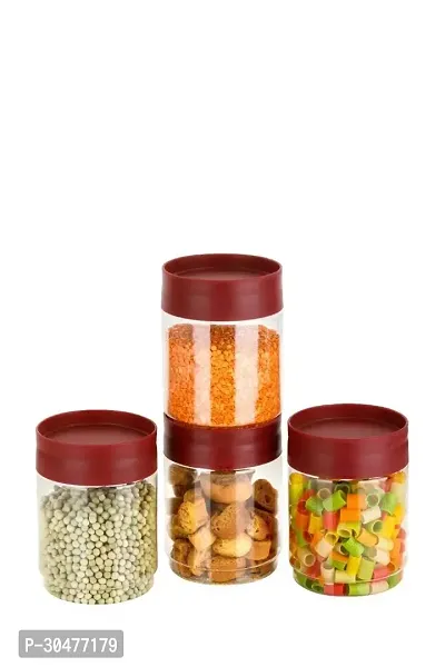 Plastic Airtight Container Jar Set for Kitchen - 1000ML(2 pcs)-thumb3