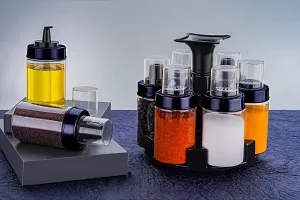 6 in 1 Rotating Spice Rack -200 ml Jar Each-thumb1