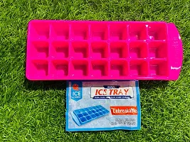 Unbreakable Plastic Ice cube Tray (2 pieces)-thumb4