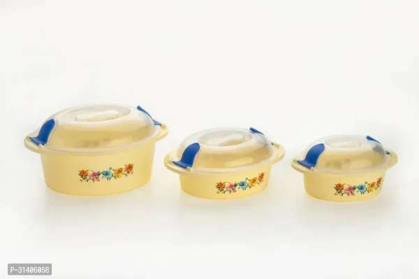 Hot N Fresh Plastic Casserole set (Set of 3)