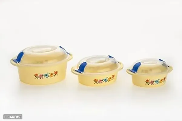 Hot N Fresh Plastic Casserole set (Set of 3)-thumb2