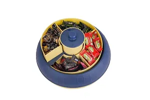 4 in 1 Stylish Multipurpose Dry Fruit Serving Candy Box with lid ((Assorted color-Pack of 1)-thumb3