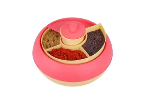 4 in 1 Stylish Multipurpose Dry Fruit Serving Candy Box with lid ((Assorted color-Pack of 1)-thumb2