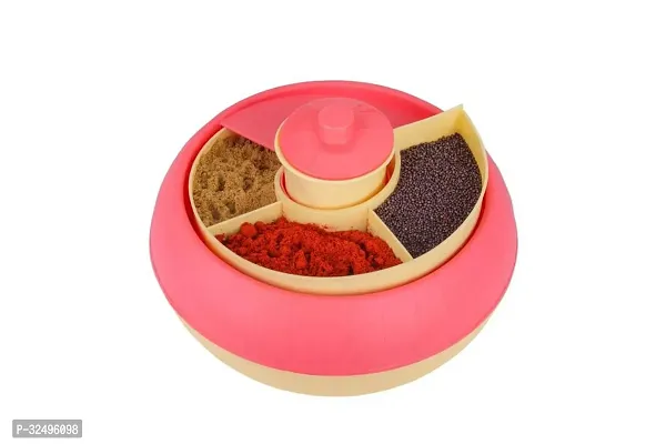 4 in 1 Stylish Multipurpose Dry Fruit Serving Candy Box with lid ((Assorted color-Pack of 1)-thumb3