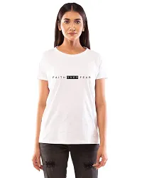 Lappen Fashion Women?s Printed T-Shirt | Combo of Tee Dress and Half Sleeve Tshirts | Round Neck | Long T-Shirts | Trendy & Stylish | Freedom Theme Tees - Set of 2 (Large, Light Blue & White)-thumb4