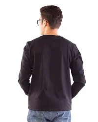 Lappen Fashion Men?s Full Sleeve T-Shirt | Cotton Round Neck | Regular Slim Fit Plain Solid Tshirts | Trendy & Stylish Tshirt | Tees for Men and Boy | Casual Smart Look (Medium, Black)-thumb1