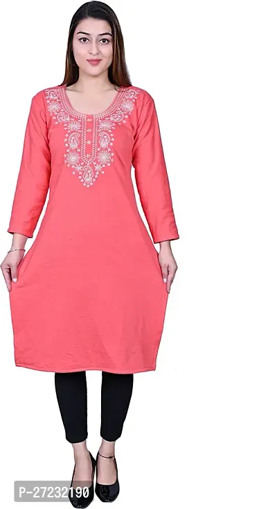 Beautiful Orange Kurtas For Women-thumb0