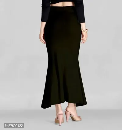 Lycra Black Drawstring and Elastic Saree Shapewear Pack of 1-thumb3