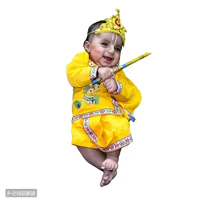 Krishna Dress for Baby Boy Kids Set of 10 Little Krishna Ji Kanha  Janmasthmi Costume - Itsmycostume