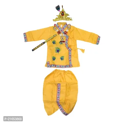 Buy New Inning Associates Krishna Dress for Kids | Shri krishna dress for  Baby Boy | Janmashtami kanha constume for boy and girl age 3 months 6  months. (12) at Amazon.in