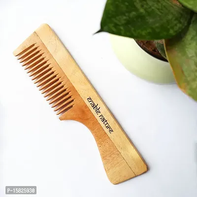 Enable Nature Pure Wood Handle Comb