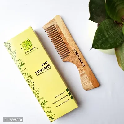 Enable Nature Pure Wood Handle Comb-thumb2