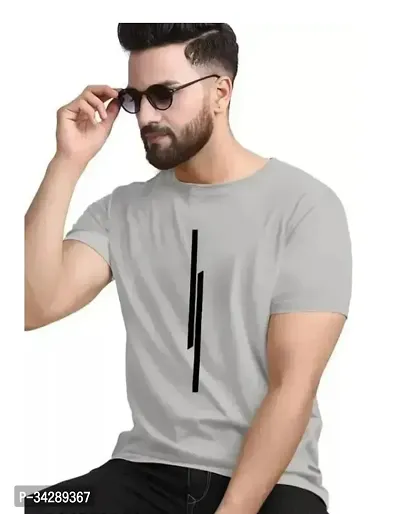 Classy Printed Polyester T-Shirt For Men