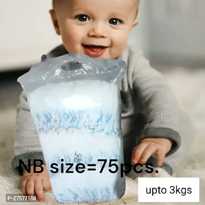 Kid Baby Diapers NB -Size 75 Pcs.