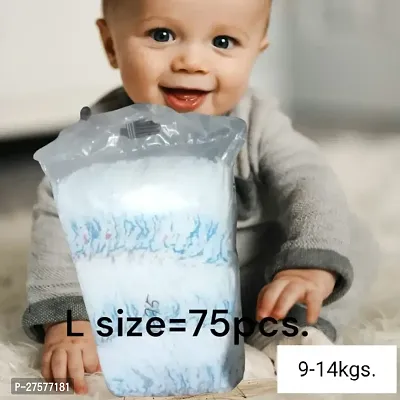 Kid Baby Diapers L -Size 75 Pcs.