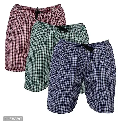 Men's bt Boxers, Shorts, Multicolor Pack-of -3