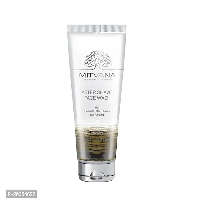 MITVANA After Shave Face Wash 100ml with Gotukola,Mint  Almond