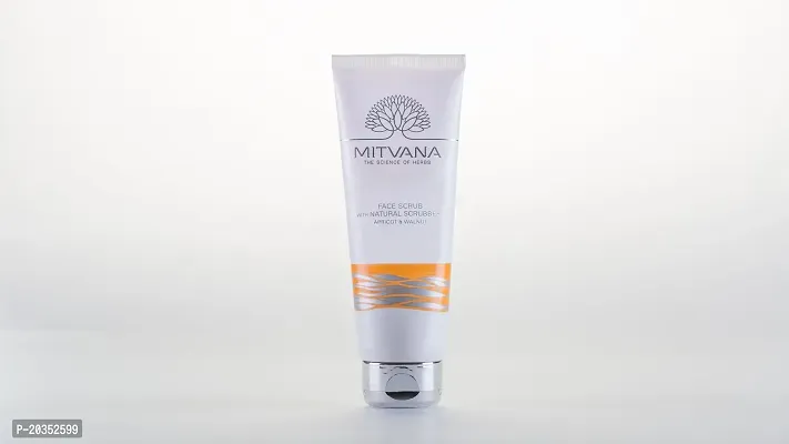 MITVANA Face Scrub With Natural Scrubbers with Apricot  Walnut 100ml-thumb2