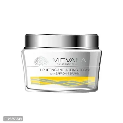 MITVANA Uplifting Anti Ageing Cream 50g with Saffron,Brahmi  Palash